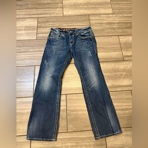 Mens Rock Revival Mason Jeans sz 36